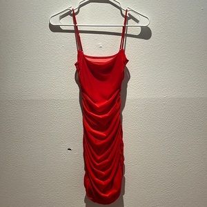 Marsha Mesh Ruched Bodycon Dress